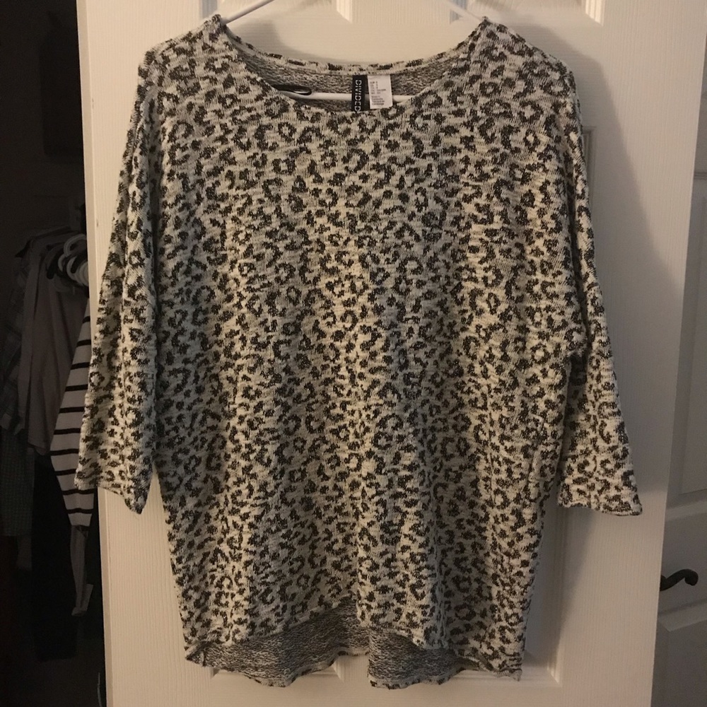 Animal print tunic
